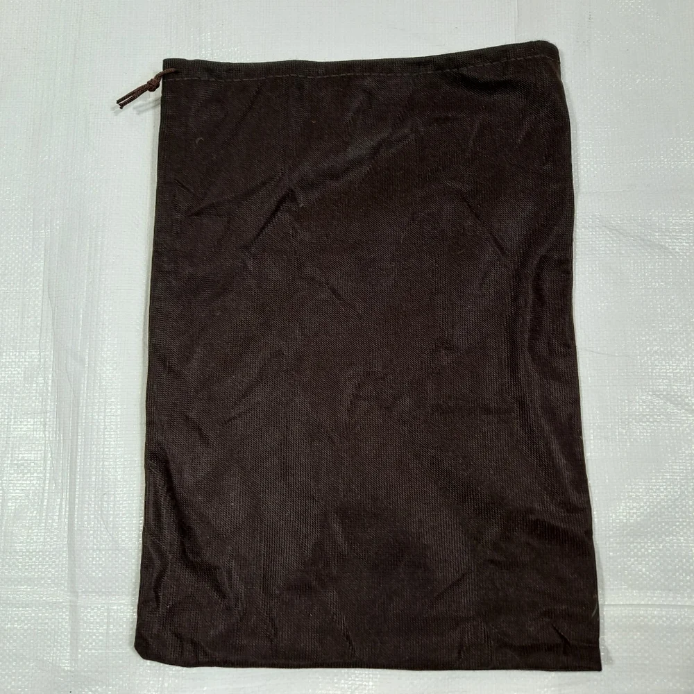 Donald J Pliner Brown Dust Cover Drawstring Pouch Bag